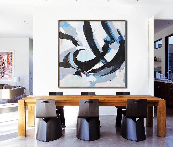 Palette Knife Abstract Art #L48A